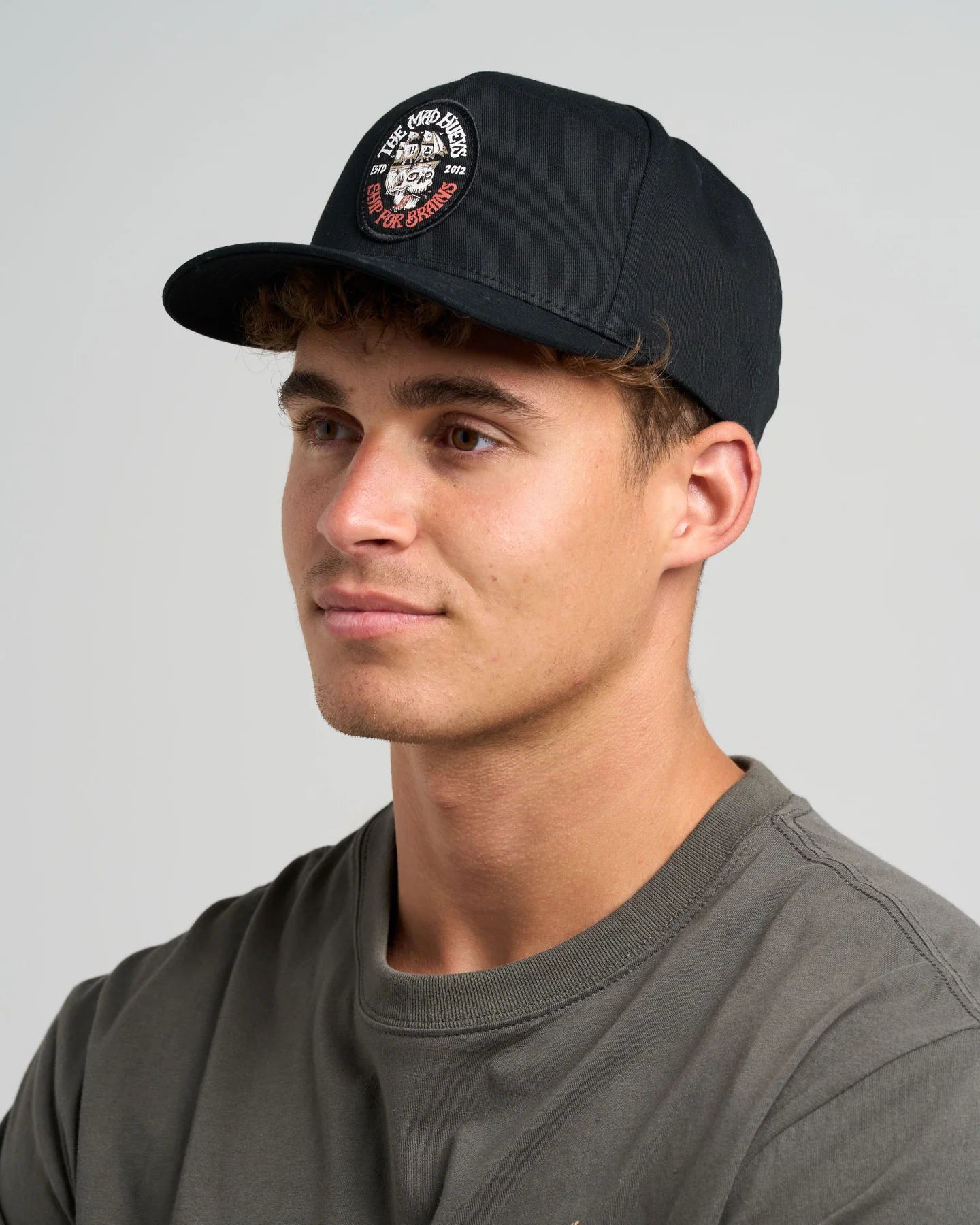 THE MAD HUEYS SHIP FOR BRAINS TWILL SNAPBACK