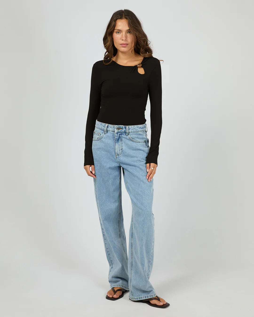 SILENT THEORY ATLAS LONG SLEEVE TOP – BLACK