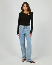 SILENT THEORY ATLAS LONG SLEEVE TOP – BLACK