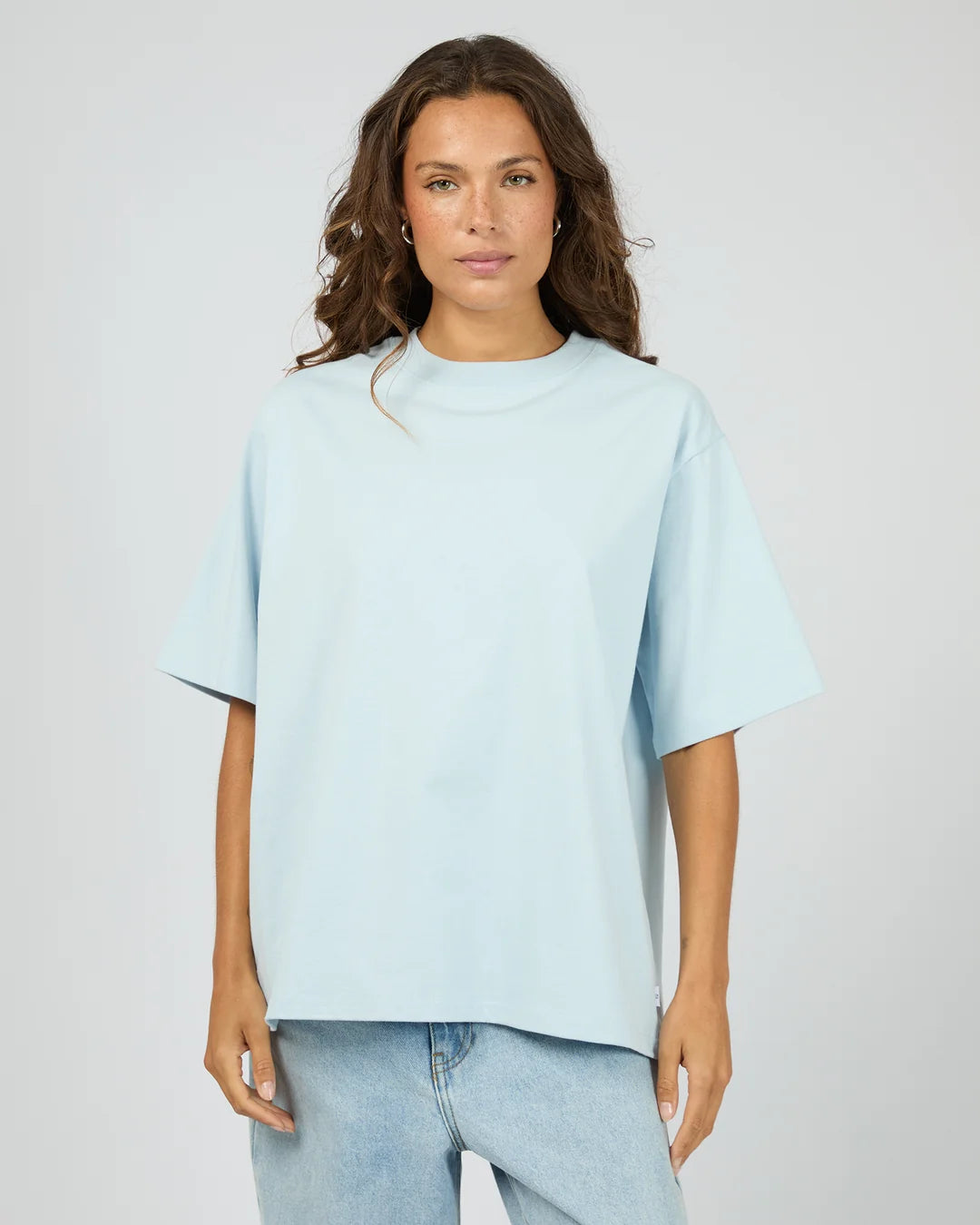 SILENT THEORY CORE OVERSIZED TEE - LIGHT BLUE