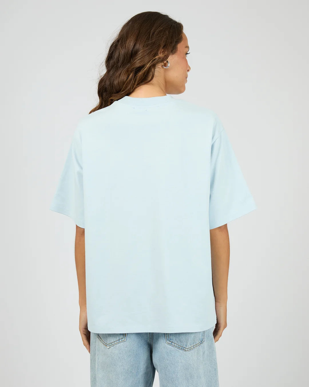 SILENT THEORY CORE OVERSIZED TEE - LIGHT BLUE