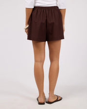 SILENT THEORY LENNI SHORTS - CHOCOLATE