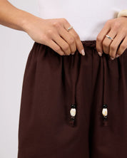 SILENT THEORY LENNI SHORTS - CHOCOLATE