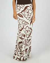 SILENT THEORY LUCIA MAXI SKIRT - VINTAGE WHITE