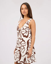 SILENT THEORY LUCIA MINI DRESS - VINTAGE WHITE