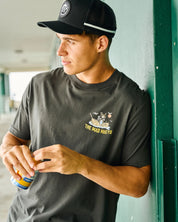 THE MAD HUEYS SINKIN TINS SS TEE – VINTAGE BLACK