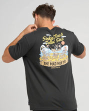 THE MAD HUEYS SINKIN TINS SS TEE – VINTAGE BLACK