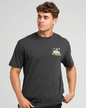 THE MAD HUEYS SINKIN TINS SS TEE – VINTAGE BLACK