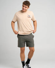 THE MAD HUEYS SIPPY KIYAY SS TEE – WASHED LATTE