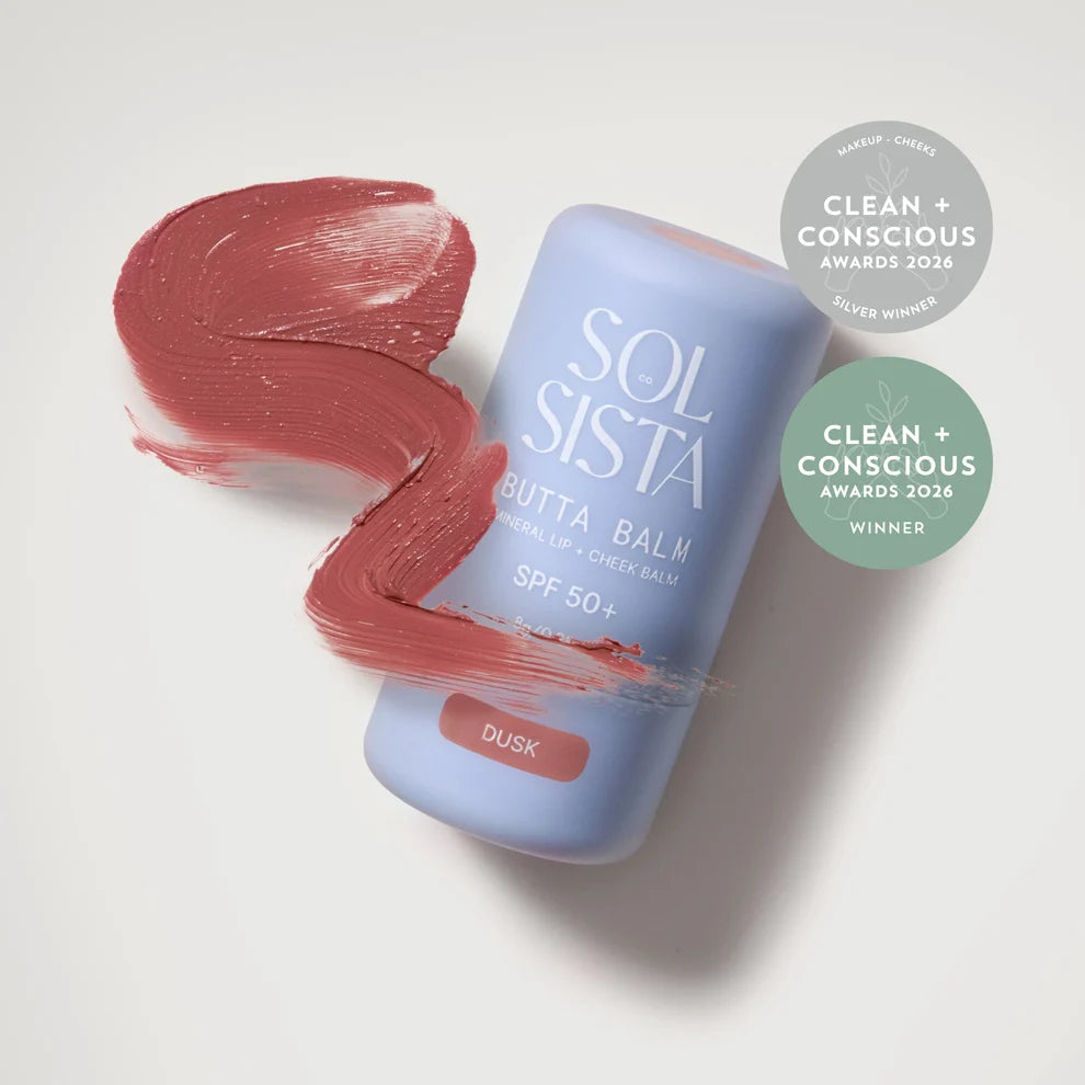 SOL SISTA COLLECTIVE BUTTA BALM™ MINERAL LIP & CHEEK BALM SPF 50+ – DUSK