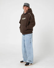 RUSTY SPLASHDOWN FLEECE HOODIE JAVA