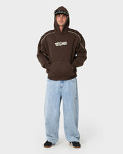 RUSTY SPLASHDOWN FLEECE HOODIE JAVA