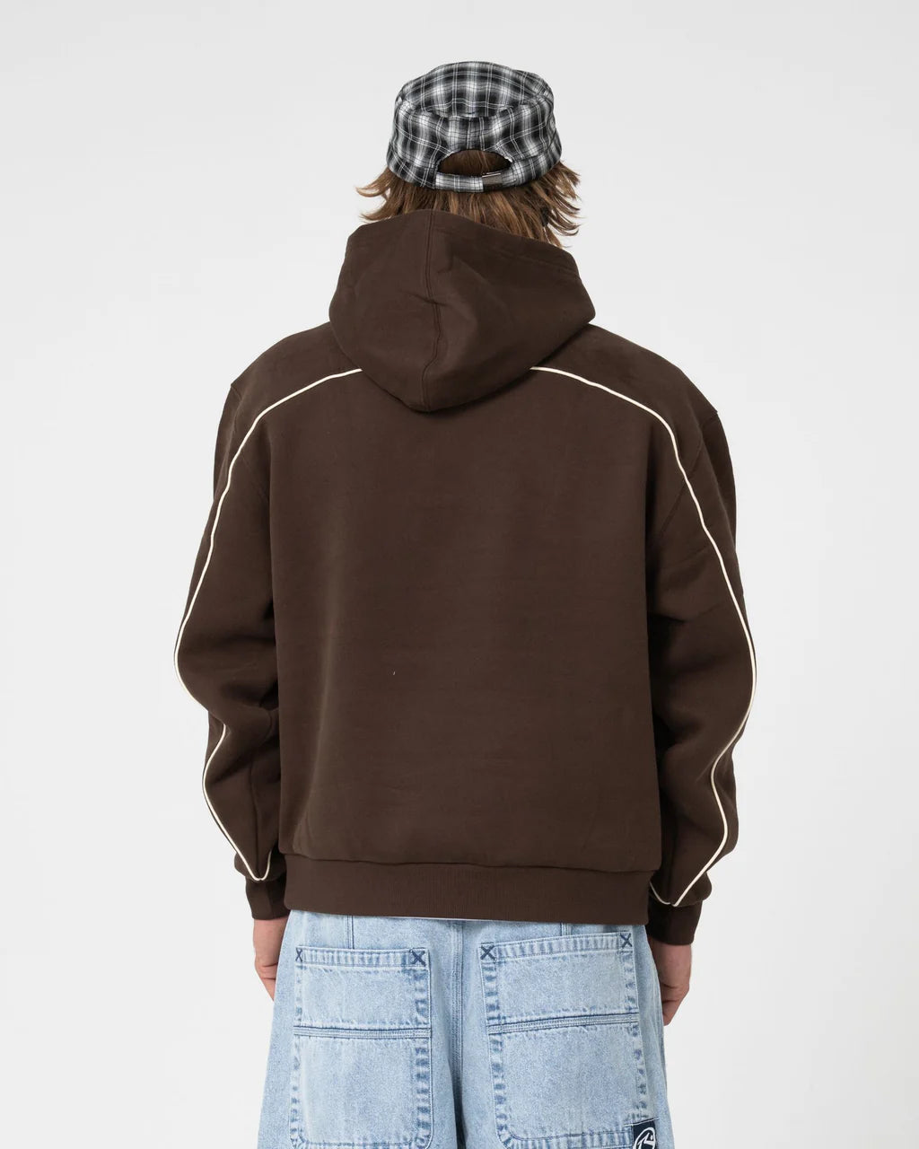 RUSTY SPLASHDOWN FLEECE HOODIE JAVA