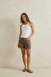 RHYTHM STAPLE DENIM SHORT – WOMENS RELAXED FIT DENIM SHORT