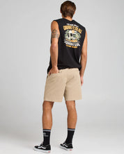 MAD HUEYS STRANDED 18" CHINO SHORT MENS CASUAL SHORTS TAUPE
