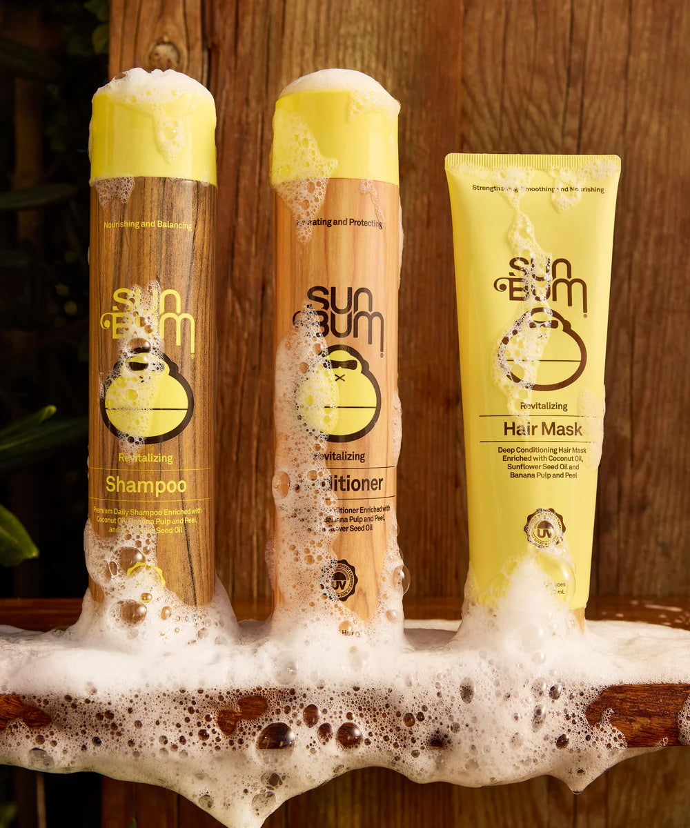 SUN BUM REVITALIZING HAIR MASK – NOURISHING BANANA UV-PROTECTING REPAIR TREATMENT