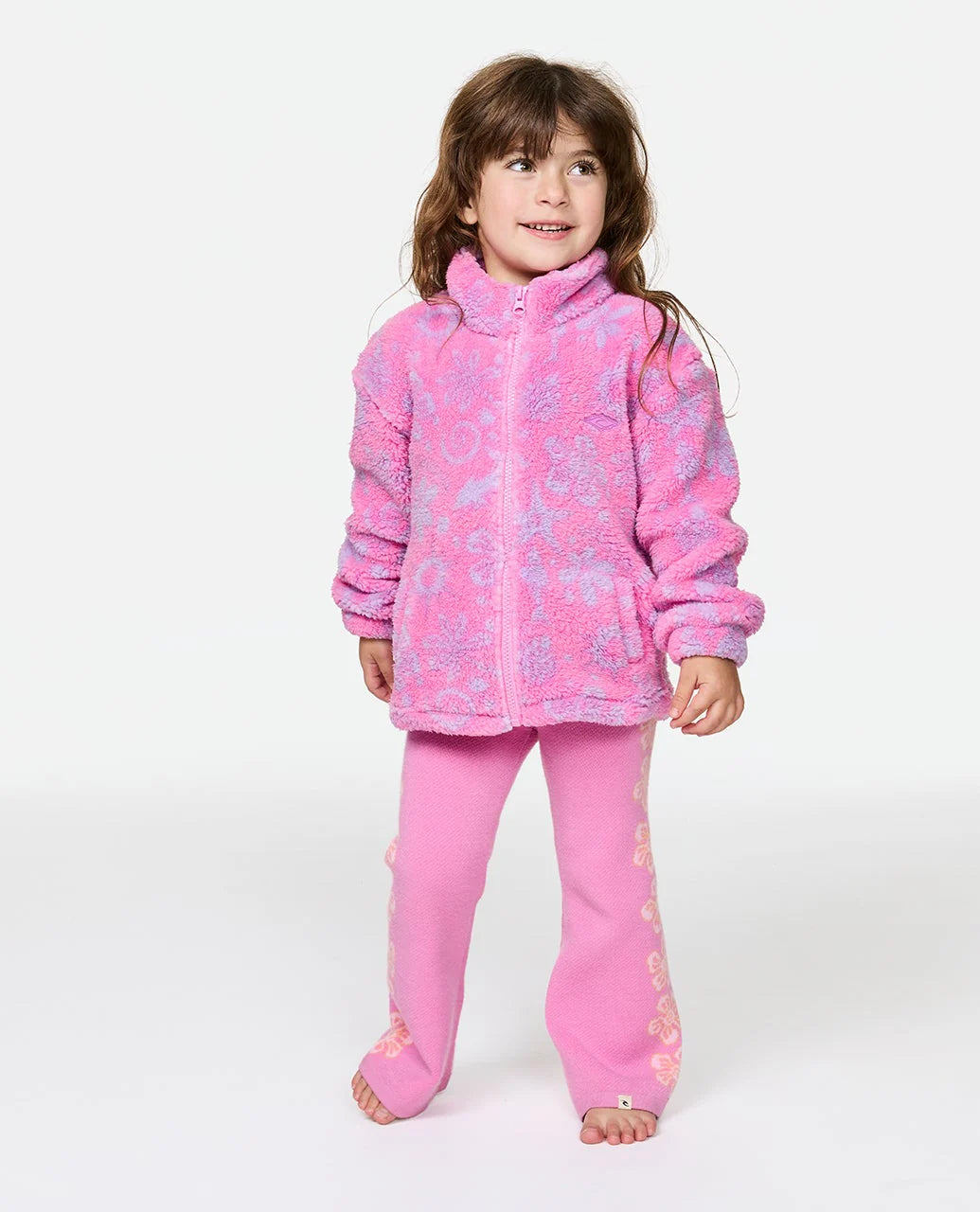 RIP CURL SUN SESH POLAR FLEECE – KIDS WILD BERRY