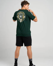 THE MAD HUEYS SURF HUEYS SS TEE – PINE GREEN