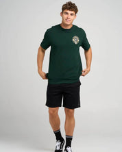 THE MAD HUEYS SURF HUEYS SS TEE – PINE GREEN