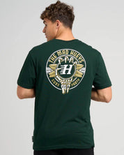 THE MAD HUEYS SURF HUEYS SS TEE – PINE GREEN
