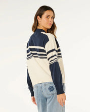 RIP CURL SURF SIDE STRIPE CREW NAVY
