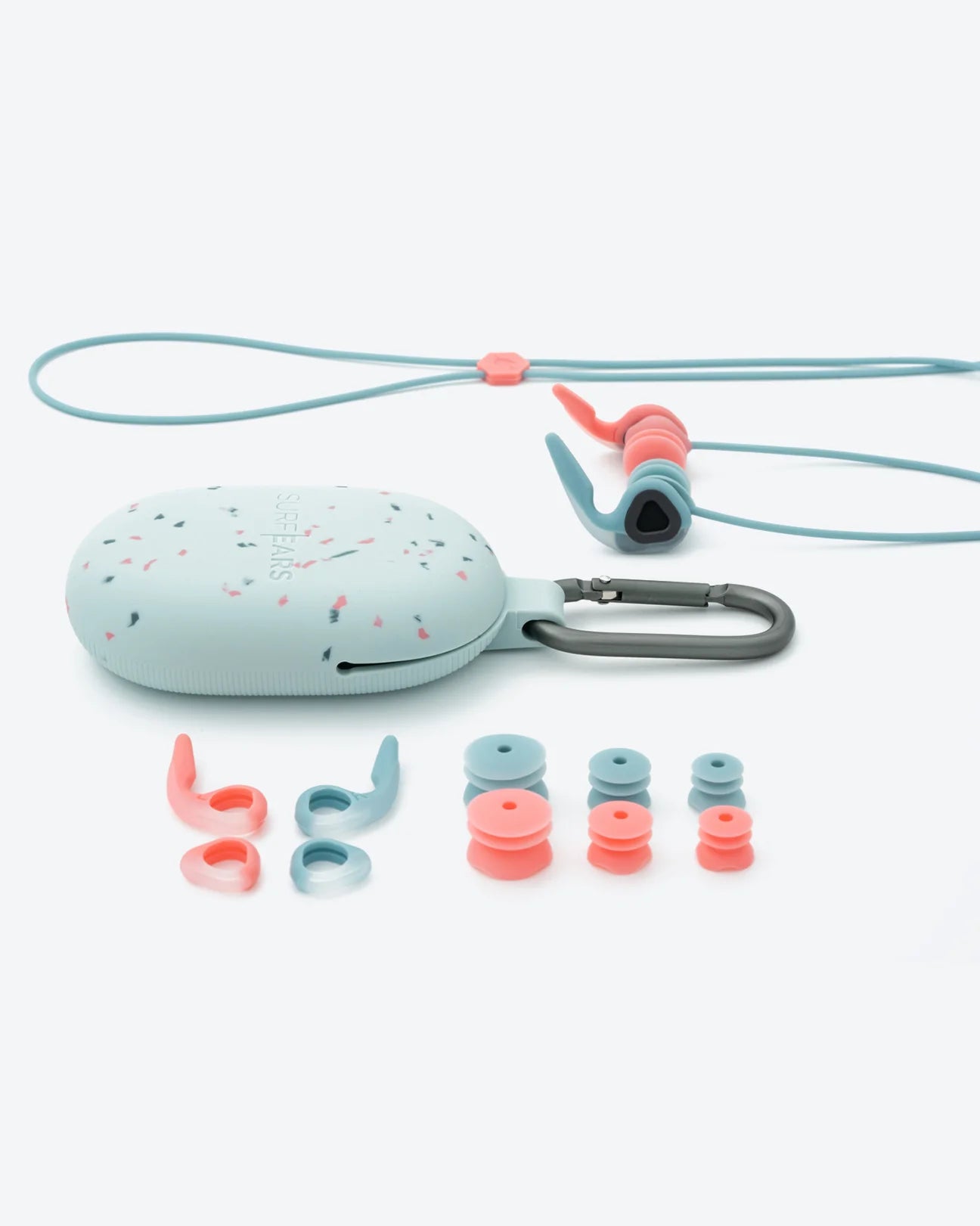 CREATURES OF LEISURE SURFEARS 4.0 SURF EARPLUGS - CORAL SKY