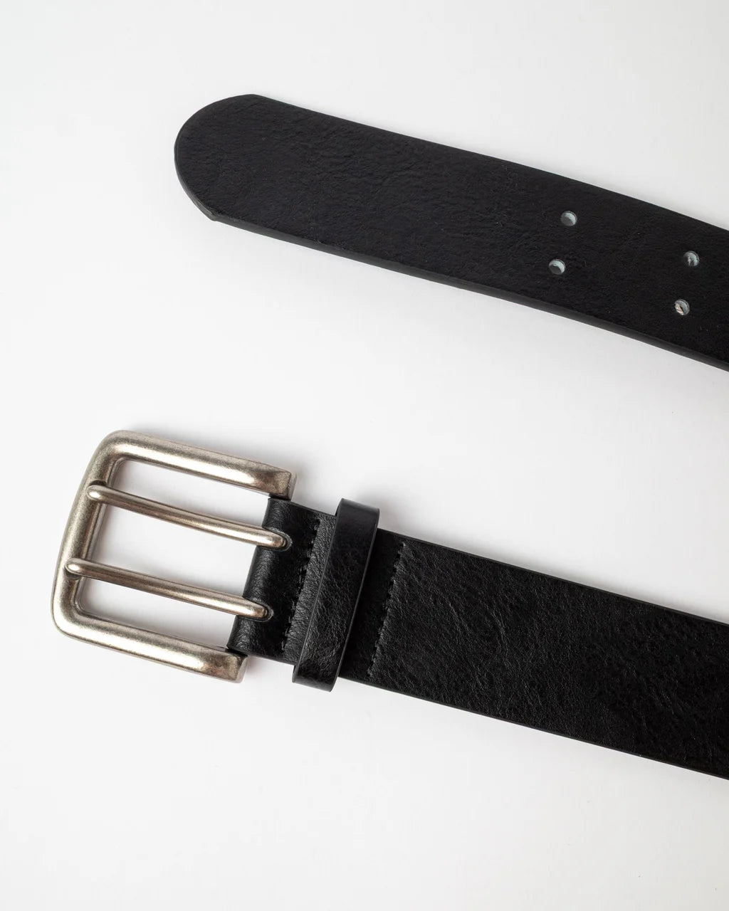 RUSTY TEASE LEATHER STUD BELT WOMENS BLACK