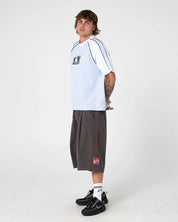 RUSTY TEKKA GRAPHIC CROPPED TEE SKY BLUE