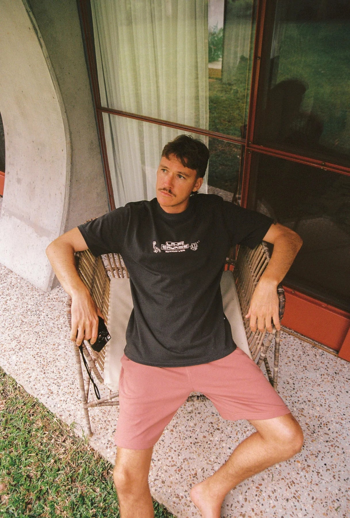 RHYTHM TERRY JAM MENS 19 INCH ELASTIC WAIST SHORT BROWN