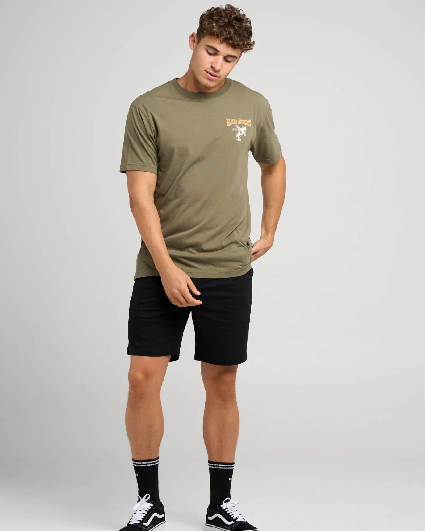 THE MAD HUEYS BAREBACK T-SHIRT – OLIVE