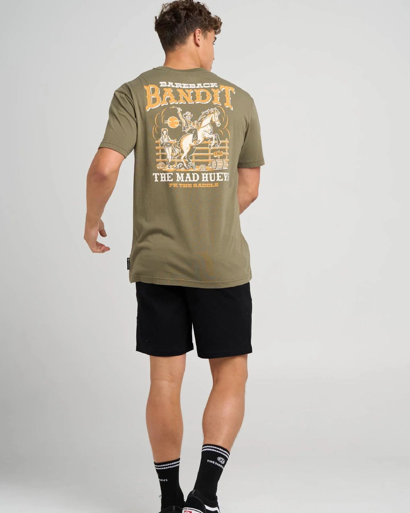 THE MAD HUEYS BAREBACK T-SHIRT – OLIVE