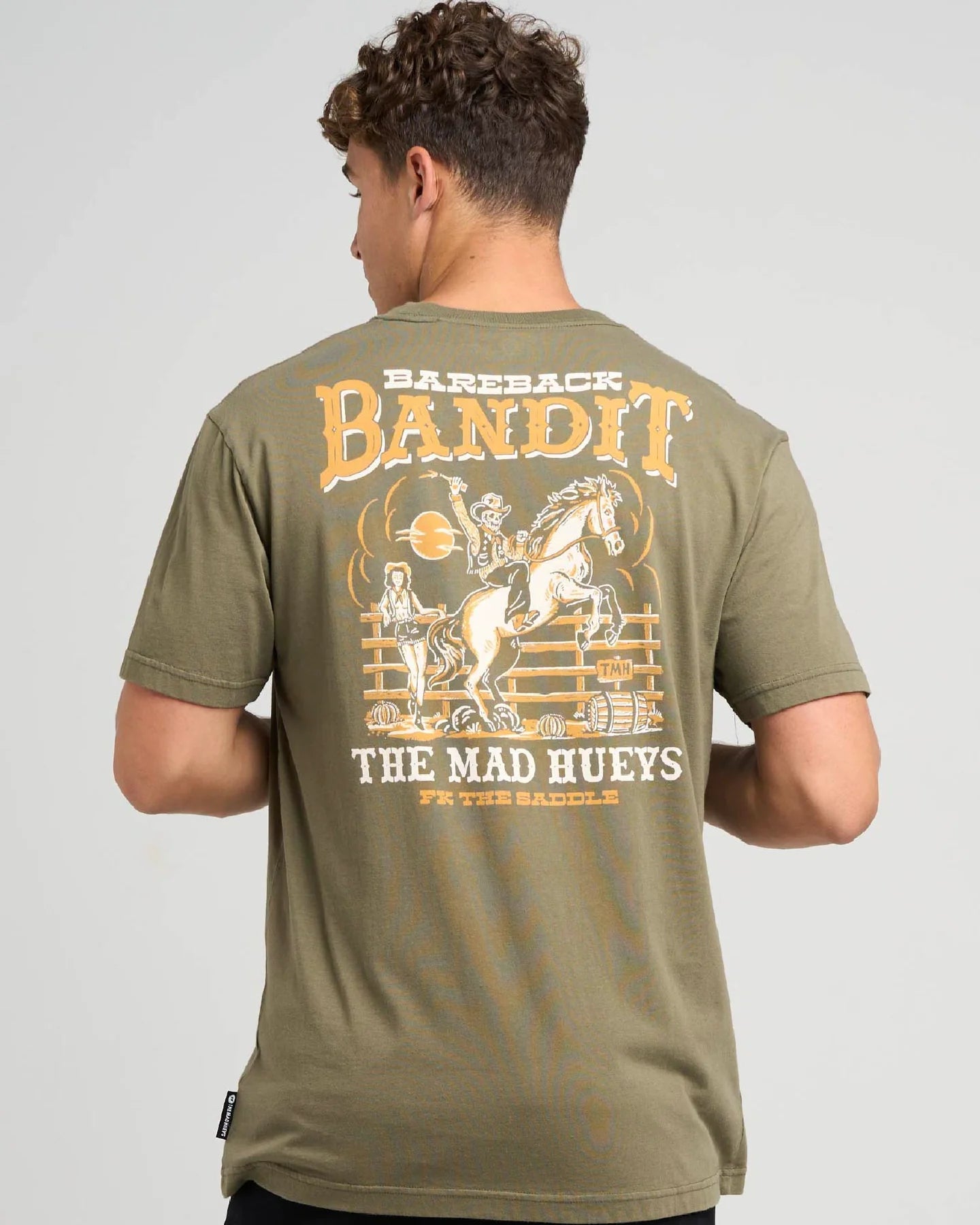 THE MAD HUEYS BAREBACK T-SHIRT – OLIVE