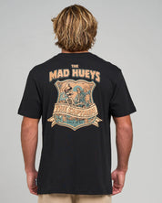 THE MAD HUEYS CAPTAIN TWO FACED SS TEE MENS GRAPHIC TSHIRT BLACK