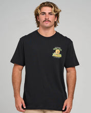 THE MAD HUEYS CAUGHT FK ALL JAW SS TEE MENS GRAPHIC TSHIRT WHITE