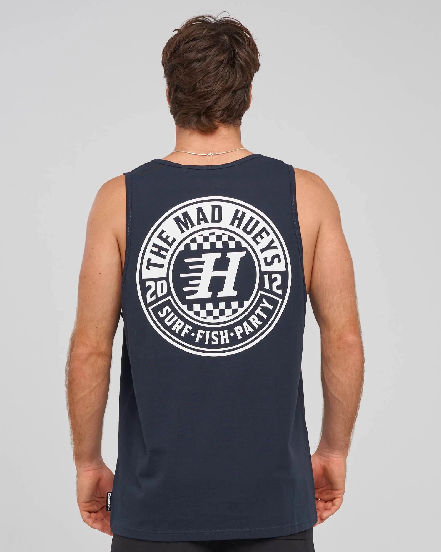 THE MAD HUEYS CHECKER HUEYS TANK – NAVY