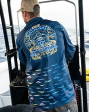 THE MAD HUEYS DRAGON CAPTAIN UPF 50+ FISHING JERSEY – NAVY