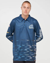 THE MAD HUEYS DRAGON CAPTAIN UPF 50+ FISHING JERSEY – NAVY