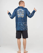 THE MAD HUEYS DRAGON CAPTAIN UPF 50+ FISHING JERSEY – NAVY
