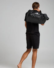 THE MAD HUEYS DUFFLE BAG 30L TRAVEL GYM BAG MENS HEAVY DUTY BLACK
