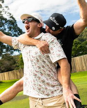 THE MAD HUEYS EAGLE BOYS SS GOLF POLO – SMOKE