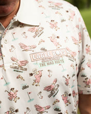 THE MAD HUEYS EAGLE BOYS SS GOLF POLO – SMOKE