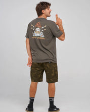THE MAD HUEYS LOOSE CANNONS SS TEE – CHARCOAL