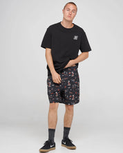 THE MAD HUEYS SHOEY BAR 18" SWIM VOLLEY SHORT – BLACK