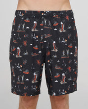 THE MAD HUEYS SHOEY BAR 18" SWIM VOLLEY SHORT – BLACK