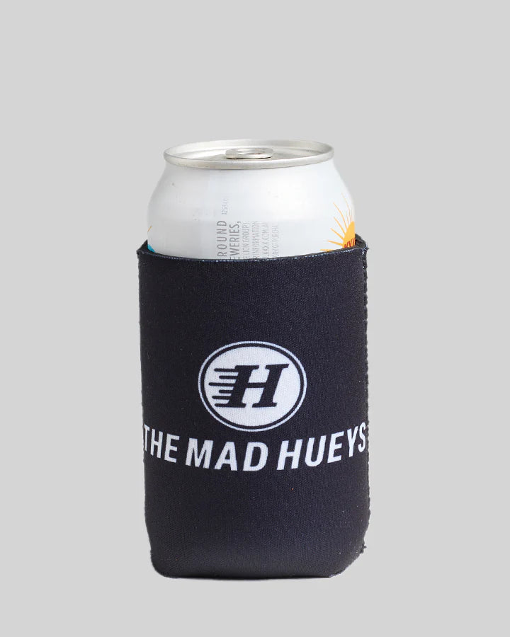 THE MAD HUEYS STUBBY COOLER BEER CAN HOLDER DRINK COOLER BLACK