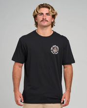 THE MAD HUEYS STUMBLING CAPTAIN COOKED SS TEE MENS GRAPHIC TSHIRT BLACK