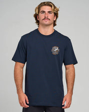 THE MAD HUEYS TINS KRAKEN SS TEE MENS GRAPHIC TSHIRT NAVY