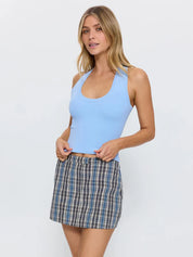 THRILLS ASTRA V NECK TANK – PLACID BLUE