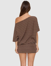 THRILLS BEST OF LUCK DEMI MINI DRESS – COCOA