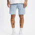 BONES RAW SLIM DENIM SHORT - SERENITY BLUE